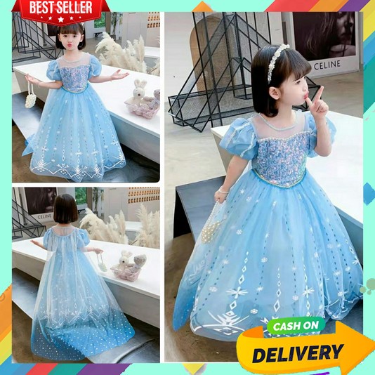 Dress Anak Perempuan 3 4 Tahun 2 5 6 1 7 8 Cewek Umur 9 12 Thn  Baju Kostum Karakter Mermaid Spiderm