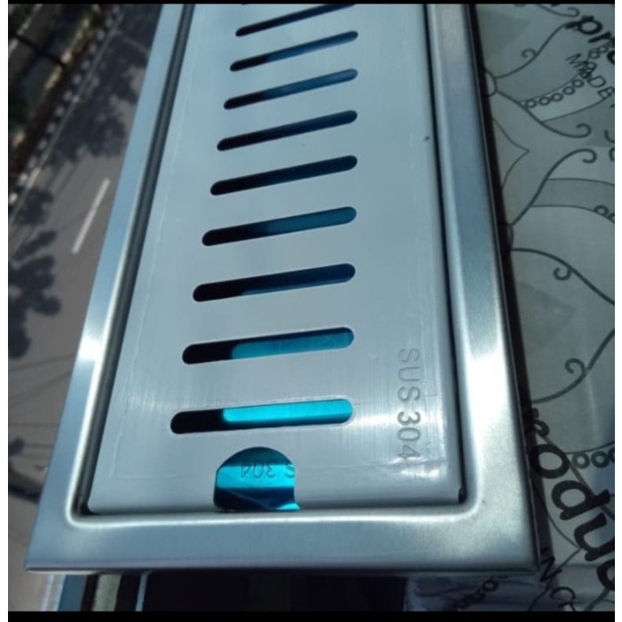 Terlaris Floor Drain Kotak Global Panjang 20 Cm Saringan Got Floor Drain 304