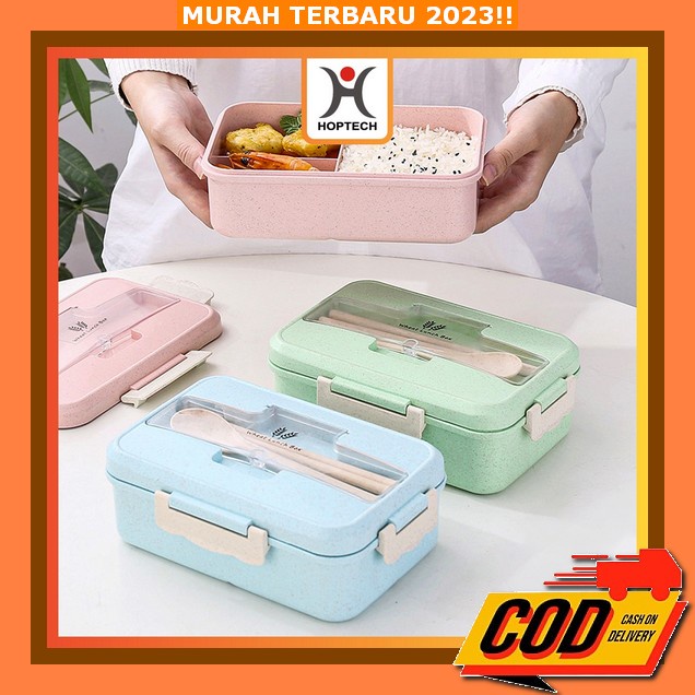Tempat Bekal Anak Karakter Lunch Box 2 Sekat Kotak Makan Anak Plastik Karakter Murah Biggy Lunch Box