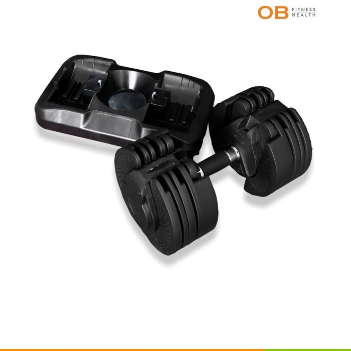 Best Seller Adjustable Dumbell 20 Kg Ob Fit Untuk Gym Fitness