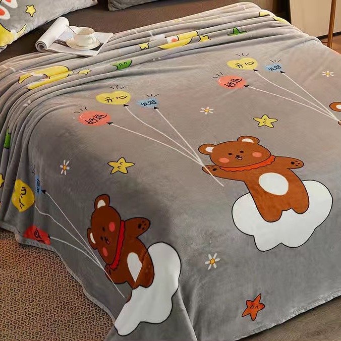 CUCI GUDANG Selimut Bulu Halus Import 140x190 Motif Dewasa