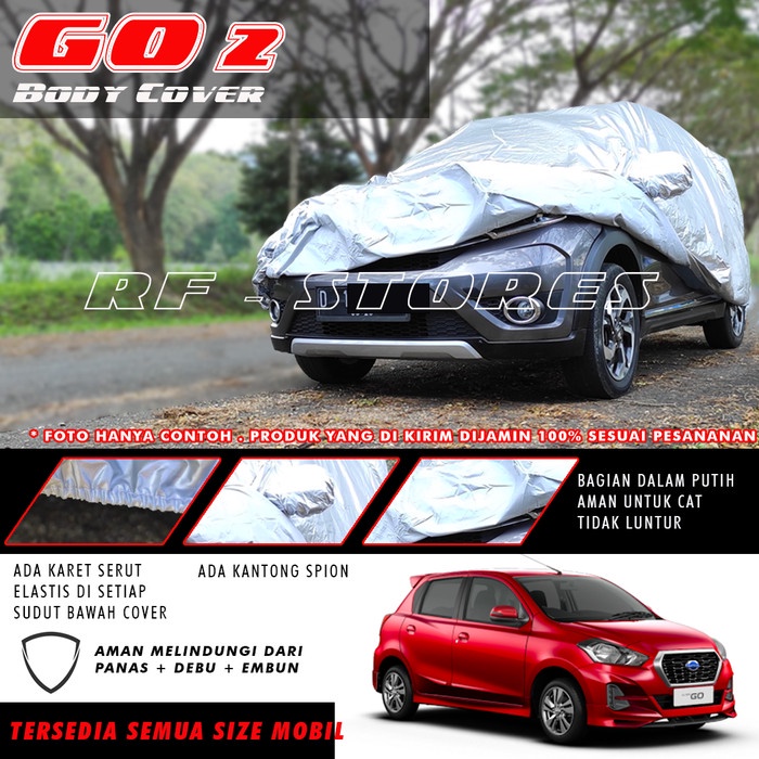 Datsun Go Body Cover / Sarung Mobil Datsun Go+ Panca / 2 Baris / 3