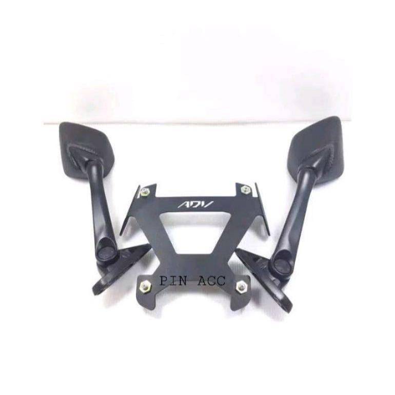 Variasi Paket Breket Spion Dan Spion R25 Honda Adv 150 Dan New Adv 160 Motor Original