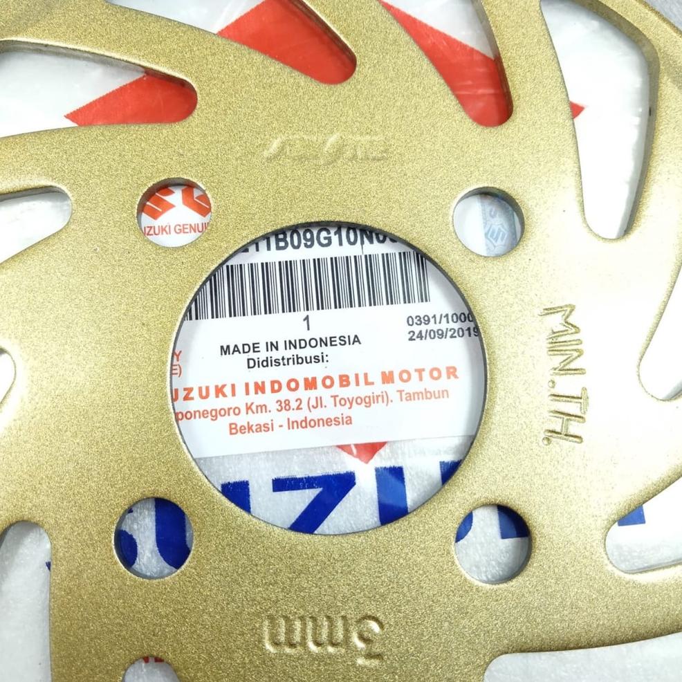 Aksesoris Piringan Cakram Depan Suzuki Smash Shogun Spin Sky Drive Sky Wave Hayate Kualitas Asli Ori