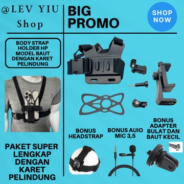 Best Seller Body Strap Holder Hp Di Dada Motovlog Smartphone Mounting Holder Dada