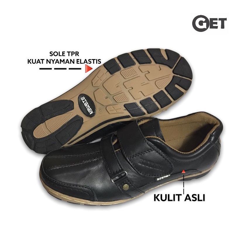 LT2 SEPATU SANTAI PRIA KULIT ASLI SEPATU FORMAL SEPATU KANTOR SEPATU KULIT ORI SEPATU SLIP ON SEPATU