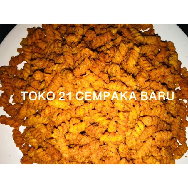 

Makaroni Spiral Goreng Pedas 1 Ball Makroni Spiral Ulir Pedes Kiloan