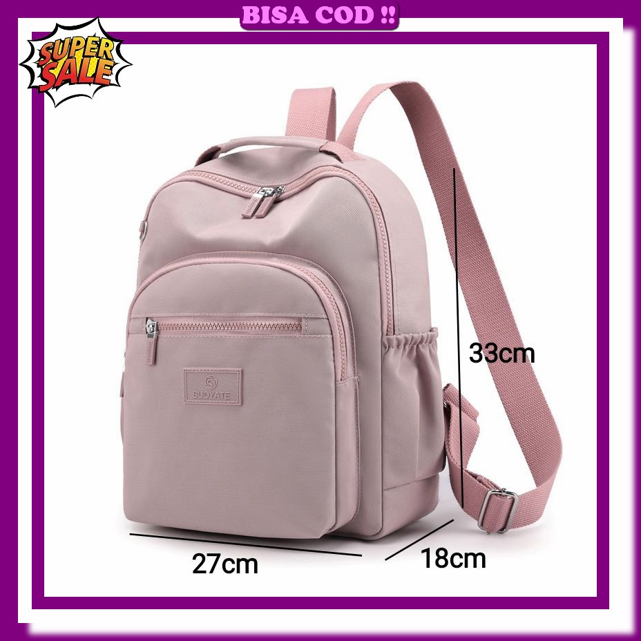 Tas Punggung Murah Kekinian Tas Gendong Wanita Import Branded Tas Backpack Laptop Travelling Sma Tas