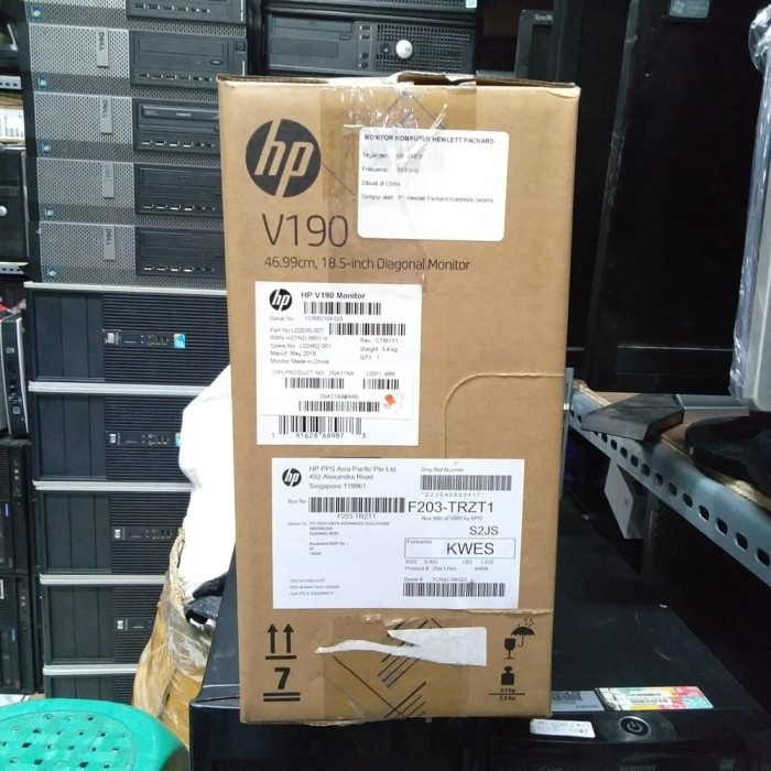 Terlaris Monitor Hp 19 Inci Led Wide Kondisi Baru Model V190