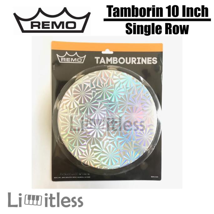 Tamborin Remo 10 Inch Single / Double Row Tambourine Original