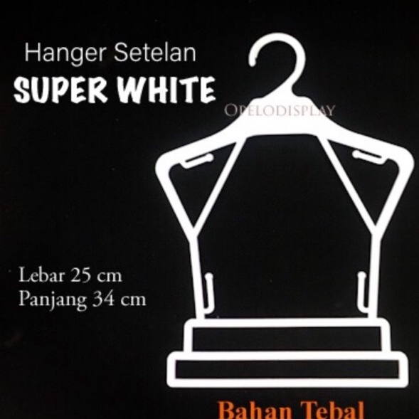 ➟ ( 12 PCS ) GANTUNGAN / HANGER SETELAN BAJU ANAK JU 10 PLASTIK ORISINIL q Premium 웃.