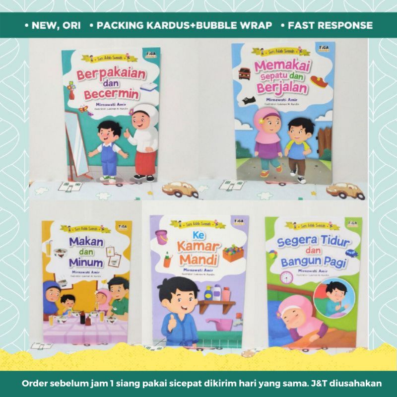 [AnumB] Seri Adab Sunnah, Buku Cerita Anak tentang Adab Sehari-hari Sesuai Sunnah