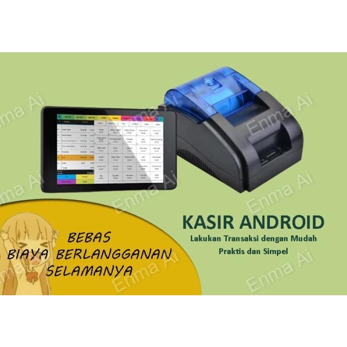 Mesin / Alat Kasir Android Toko Retail POS - Paket Standard