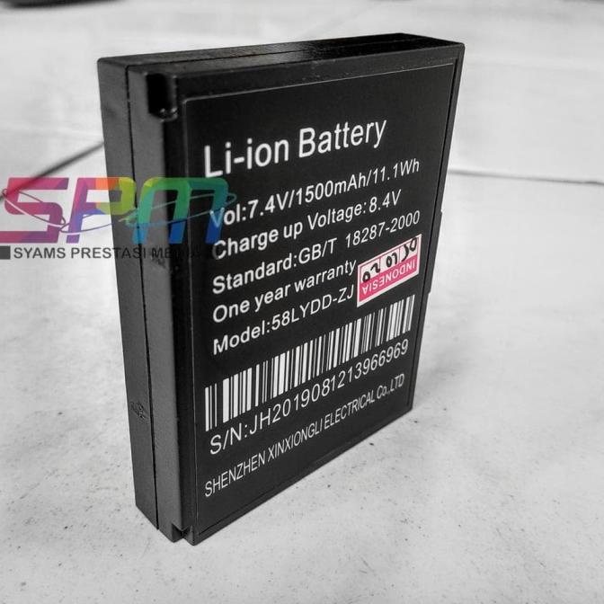 Baru BATERAI ORIGINAL PRINTER BLUETOOTH EPPOS / Zjiang / Taffware 5802