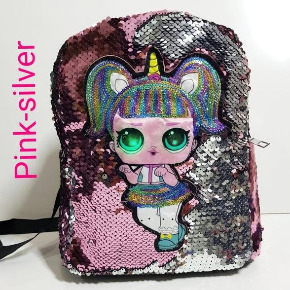 tas usap lampu LOL anak TK tas sekolah anak tas anak perempuan tas LOL