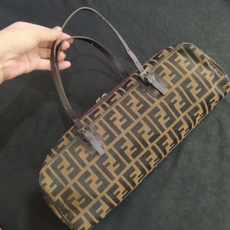 preloved pl tas fendi canvas