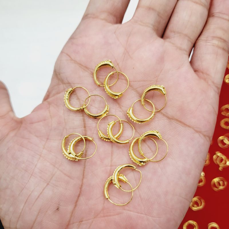 Anting Bulat Bayi Model Naga 875%