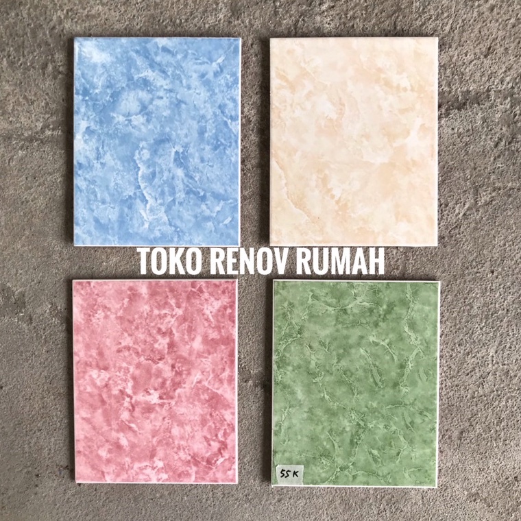 ￣ ss keramik dinding 20x25 biru/ keramik dinding 25x20 cream/ keramik dinding kamar mandi/keramik pe