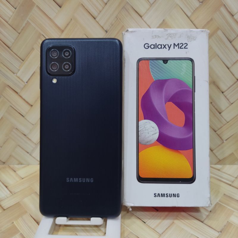Samsung M22 8/128GB 6/128 GB Handphone Second Fullset original bergaransi