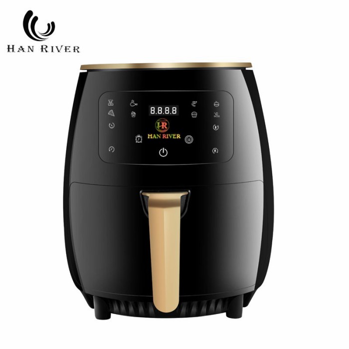 Best Seller Han River Hraf02Bk Air Fryer 4.5 L/ Mesin Penggoreng Tanpa Minya