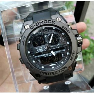 Discount Jam Tangan Pria Gshock Gst-8600 Casio G Shock Gst8600 Metal Rubber Anti Air Bisa Cod