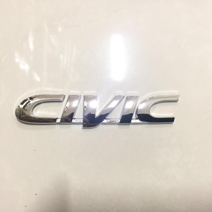 Emblem Tulisan Ferio Untuk Bagasi Honda Civic Ferio