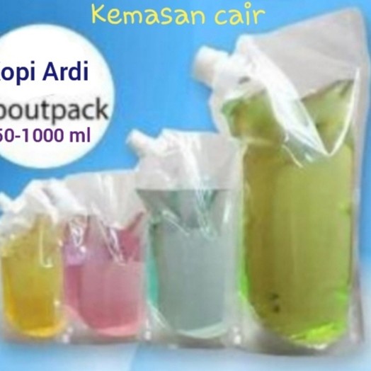 Best Seller Kemasan Standing Pouch Cair 1000 Ml Spoutpack