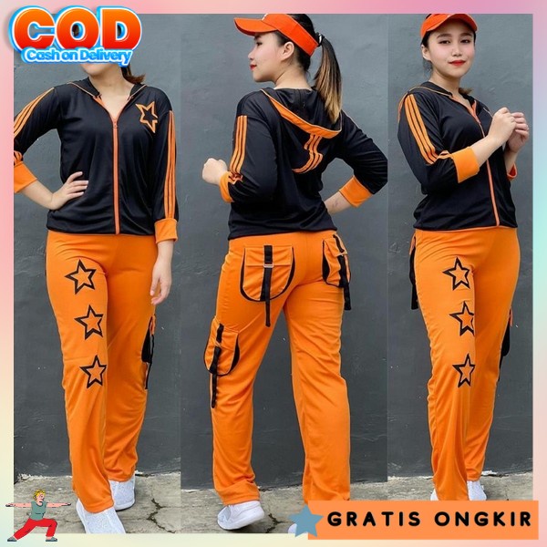 Bju Senam Ibu Ibu Rt Bju Stln Gim Gaya Baru Setrlan Ibuibu Model Kekinian Baju Seragam Wanitaa Setla