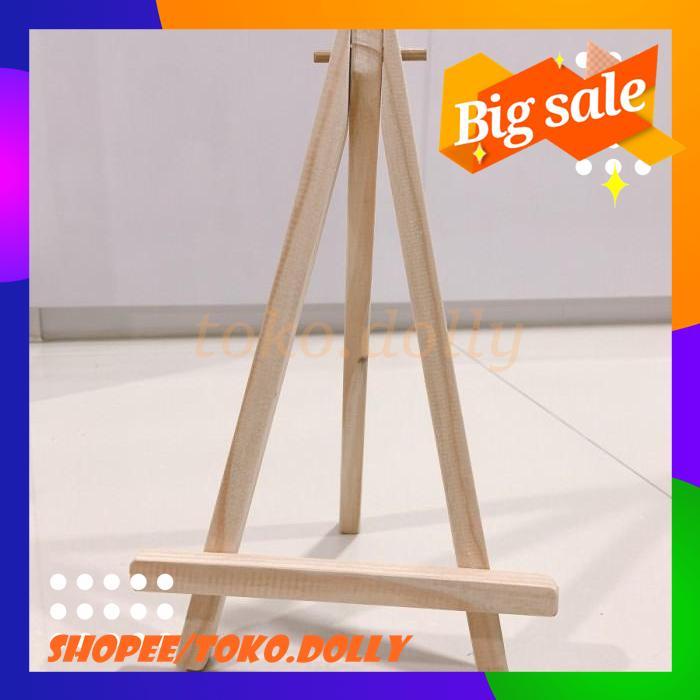 

WOODEN EASEL STAND TRIPOD KANVAS PHOTO LUKISAN UK 30X18CM ART DIY EKSLUSIF !!