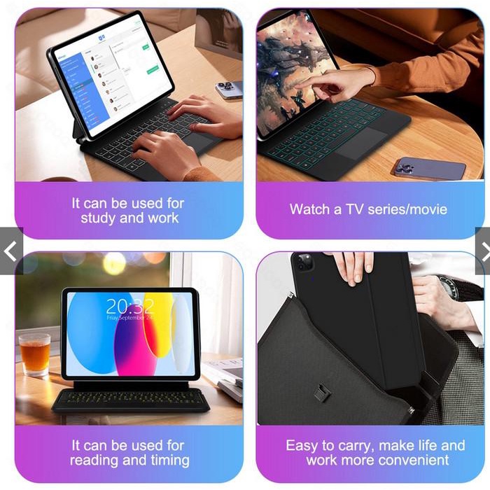 Goojodoq Magic Keyboard Case For Ipad Air 4 5 Ipad Pro 11 2021