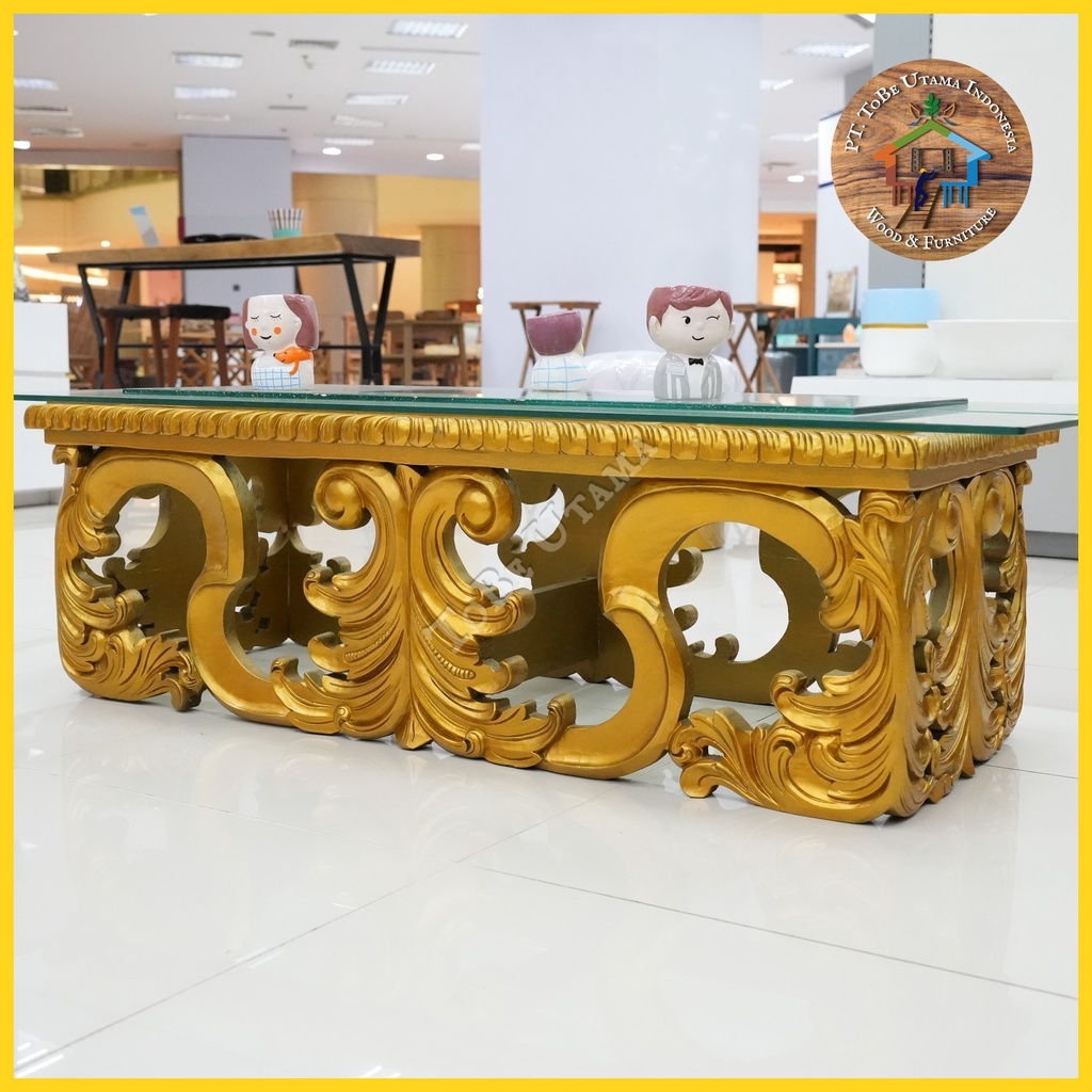 Meja Marmer Mewah Klasik | Luxury Coffee Table Classic Design with a Marble | Meja Tamu Mewah | Meja