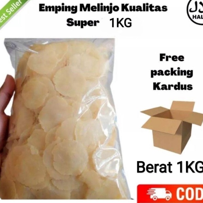 

➹→❆❂ EMPING MELINJO MENTAH SUPER TIPIS ORIGINAL SIAP GORENG 1KG Harga Termurah