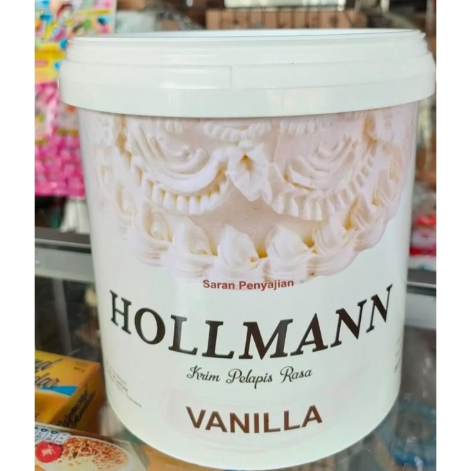 

Limited Hollmann Butter Cream Holman Vanilla Topping Kue 1Kg