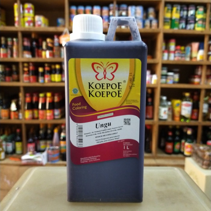 

Terlaris Colourfood Pewarna Koepoe Koepoe Ungu 1Liter