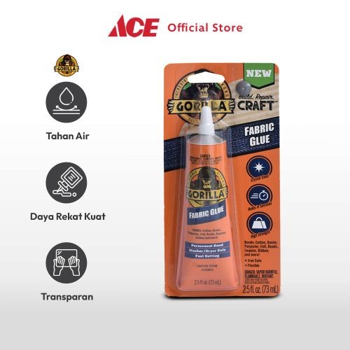 

DISKON Ace - Gorilla 73 Ml Lem Fabric & Craft