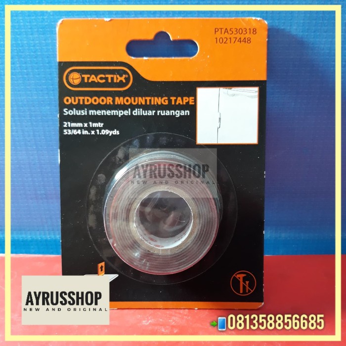 

HARGA DISKON Mounting Tape Outdoor-Isolasi Double Tape TACTIX Tahan Suhu-Kelembapan
