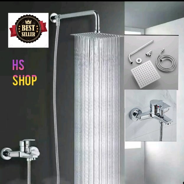 Shower Mandi Tanpa Bobok Tembok/Keran Panas Dingin Set/Keran Air