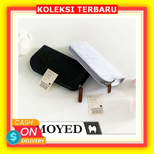 

Tempat Pensil Kawai Lucu Pencil Box Organizer Kotak Pensil Terbaru Tempat Pensil Viral Kekinian Tempat / Kotak Pensil / Dompet / Pouch Kain Felt Samoyed Pccs-F04
