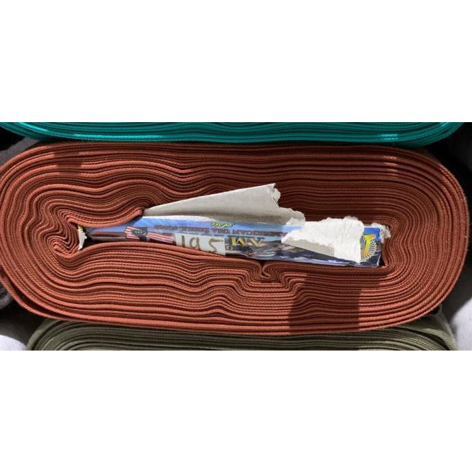 =+=+=+] Kain American Drill 1919 Meteran, Kode 195 Warna Merah Bata