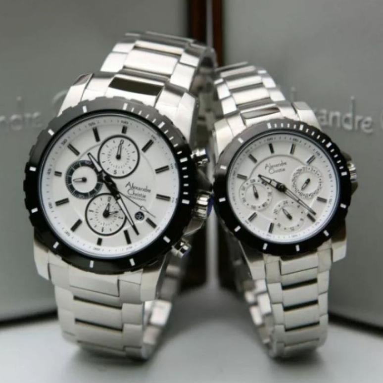 BISA COD COD jam tangan couple Alexandre Christie couple alpo2