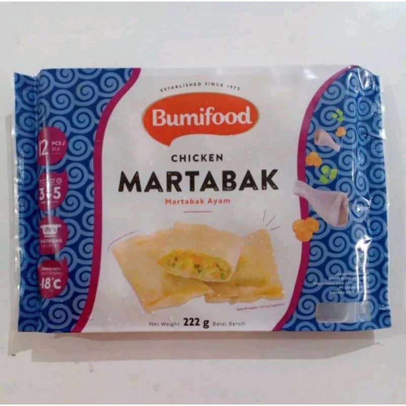 

BUMIFOOD chicken martabak 222gr