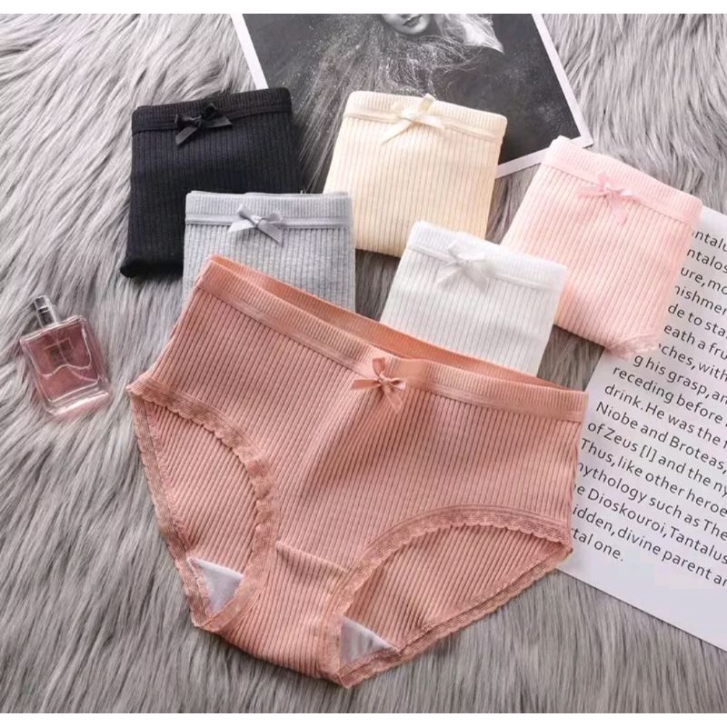 Celana Dalam Wanita Import 100% Bahan Katun Melar