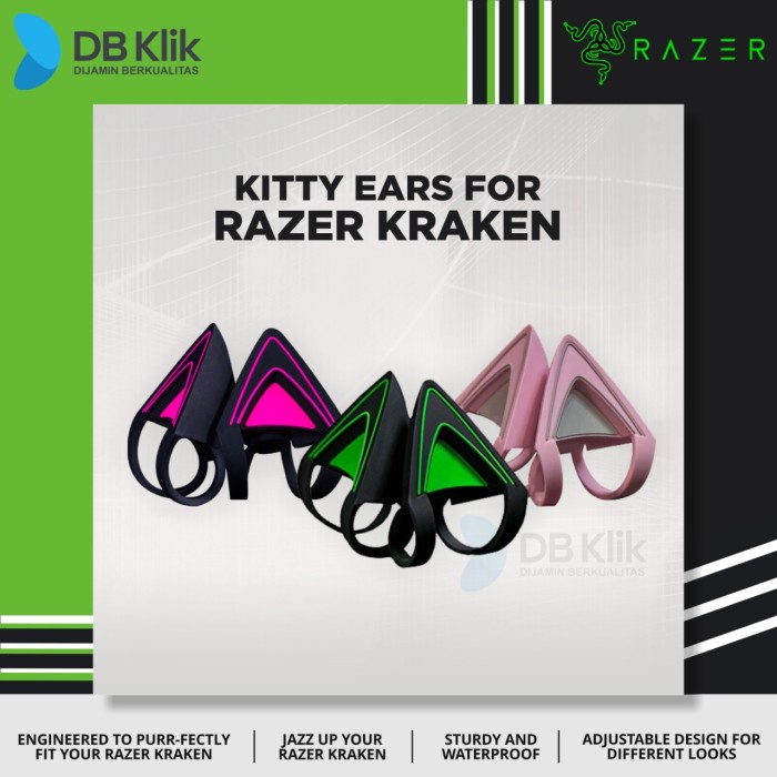 Kitty Ears For Razer Kraken Headset - Kitty Ears For Razer Kraken