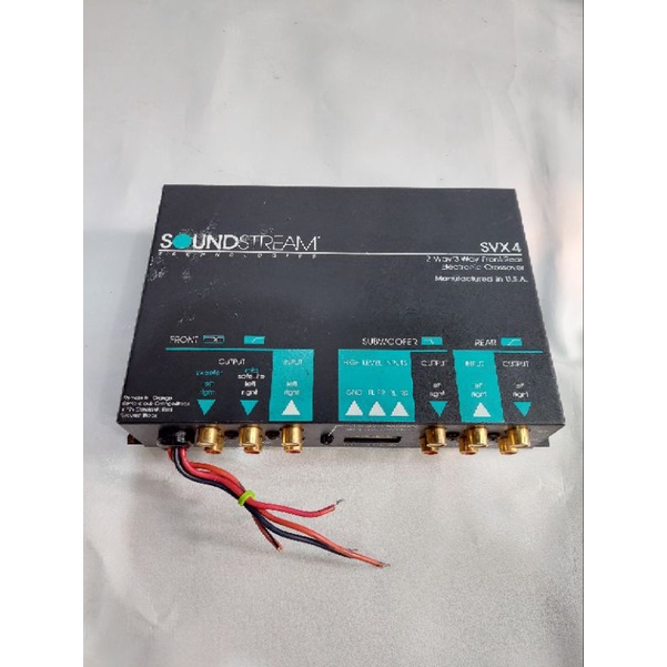 crossover aktip soundstream SVX4 made in usa