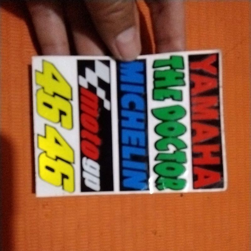 Stiker Cutting Timbul Yamaha 46.
