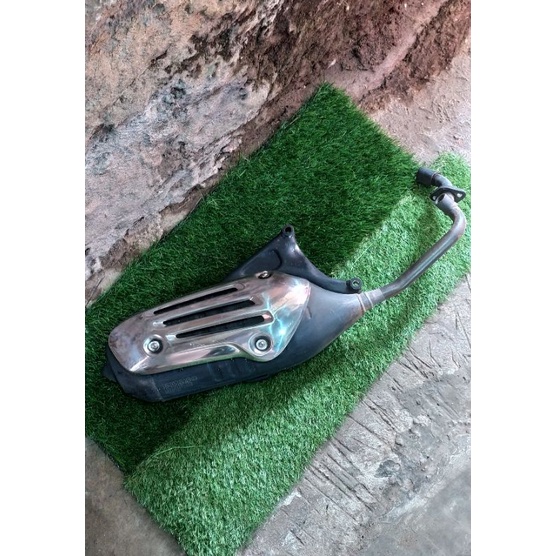 Knalpot Standar Vespa Matic Iget Sprint Primavera S LX Ori Copotan mulus