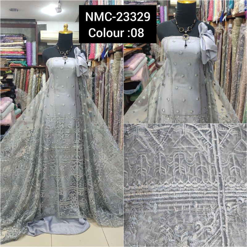 Kain Tile Brokat Etnik/Sumba NMC-23329 Silver