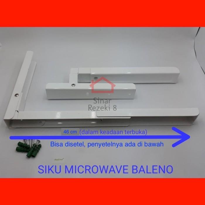Siku Microwave / Bracket Penyangga Oven Rak Meja Dinding Support