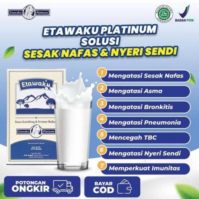 

Etawaku Platinum susu kambing krimer anti alergi rendah gula