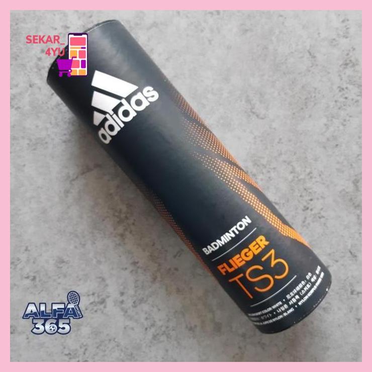 Shuttlecock Adidas Flieger TS3 Medium Speed Nylon Isi 6 - Cock Plastik sekar_4yu